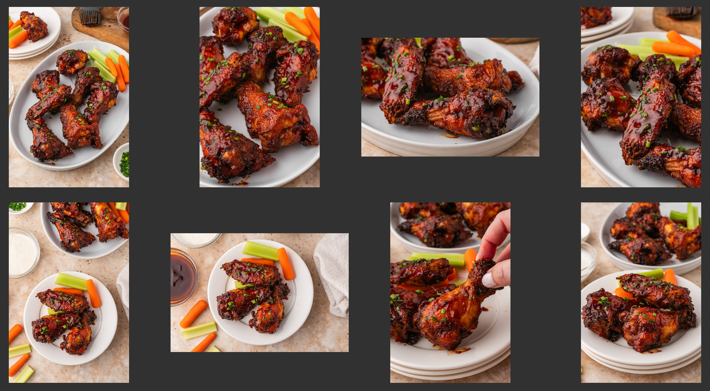 Air Fryer BBQ Chicken Wings