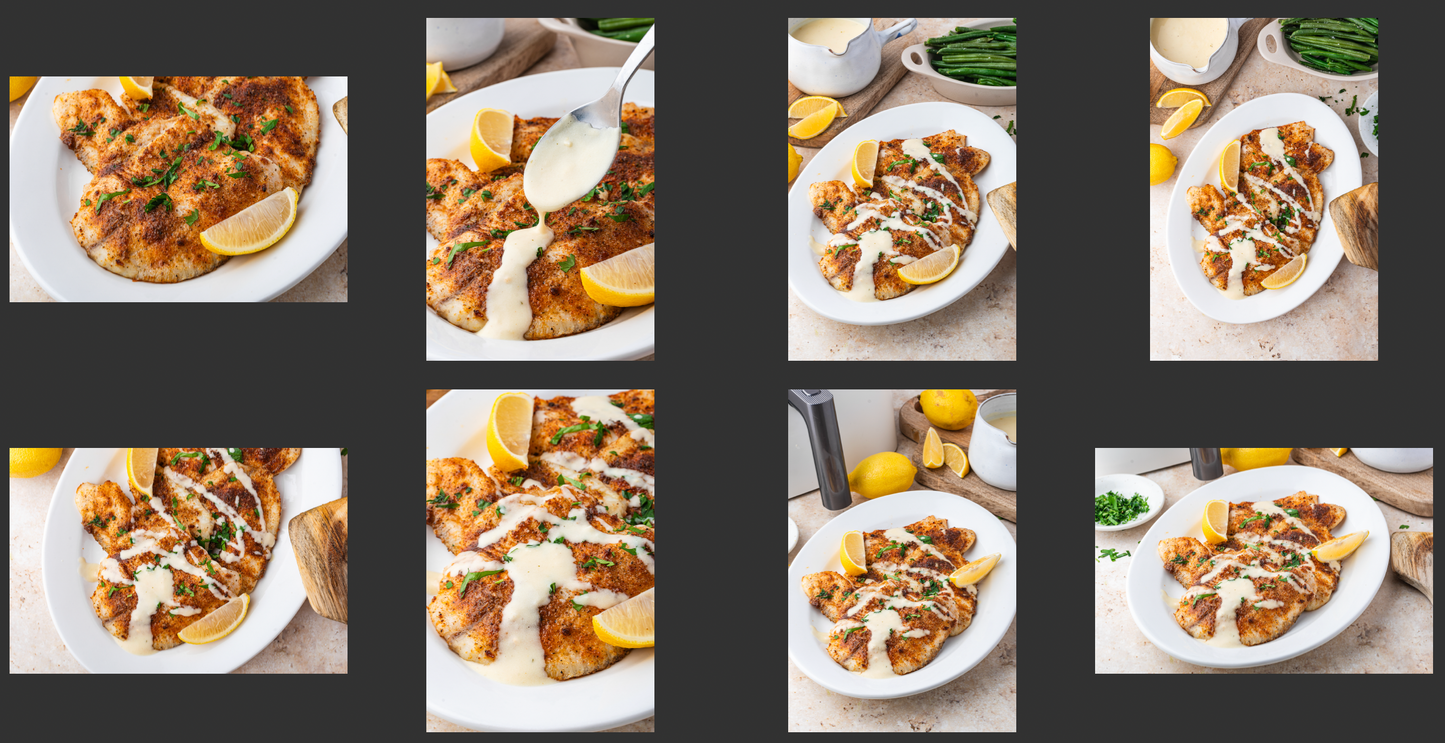 Air Fryer Tilapia with Creamy Lemon Dijon Sauce