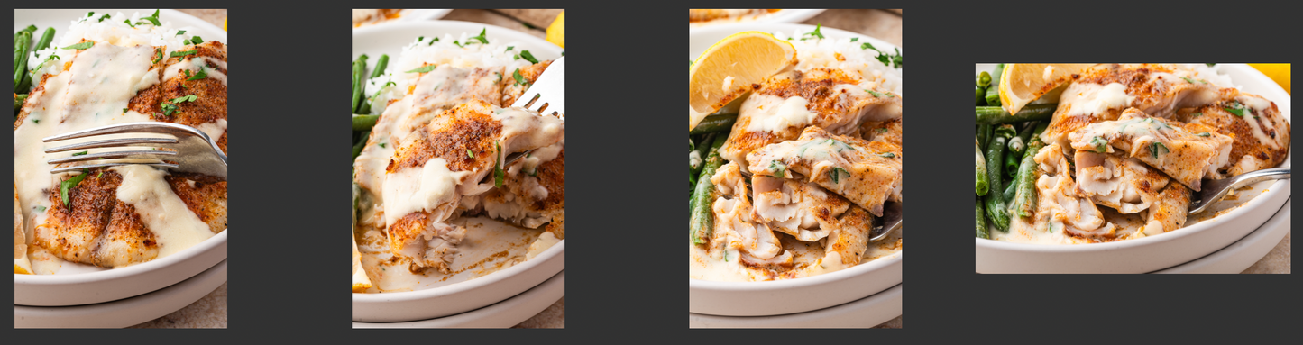 Air Fryer Tilapia with Creamy Lemon Dijon Sauce