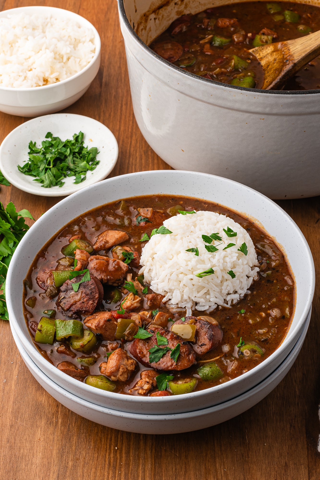 Chicken and Sausage Gumbo
