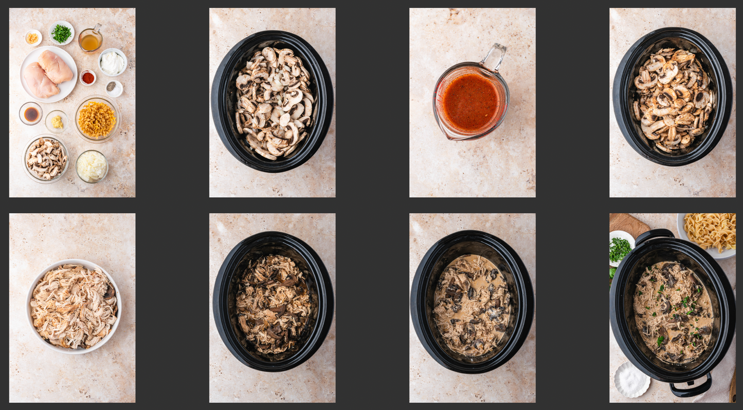 Crock Pot Chicken Stroganoff