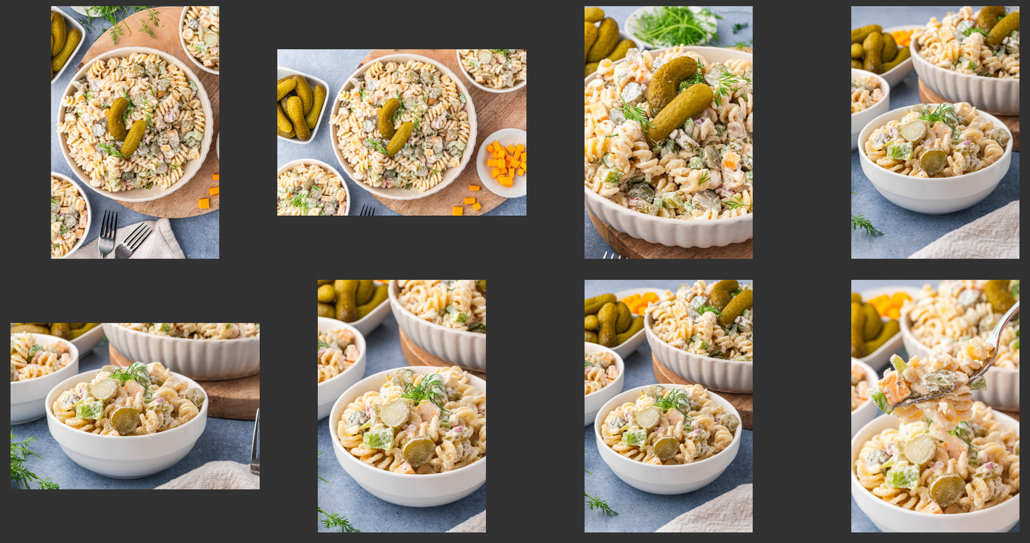 Dill Pickle Pasta Salad