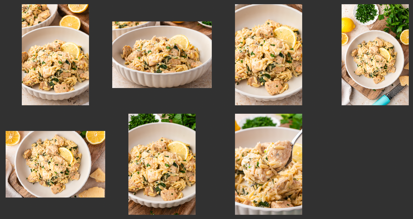 Lemon Chicken Orzo Pasta