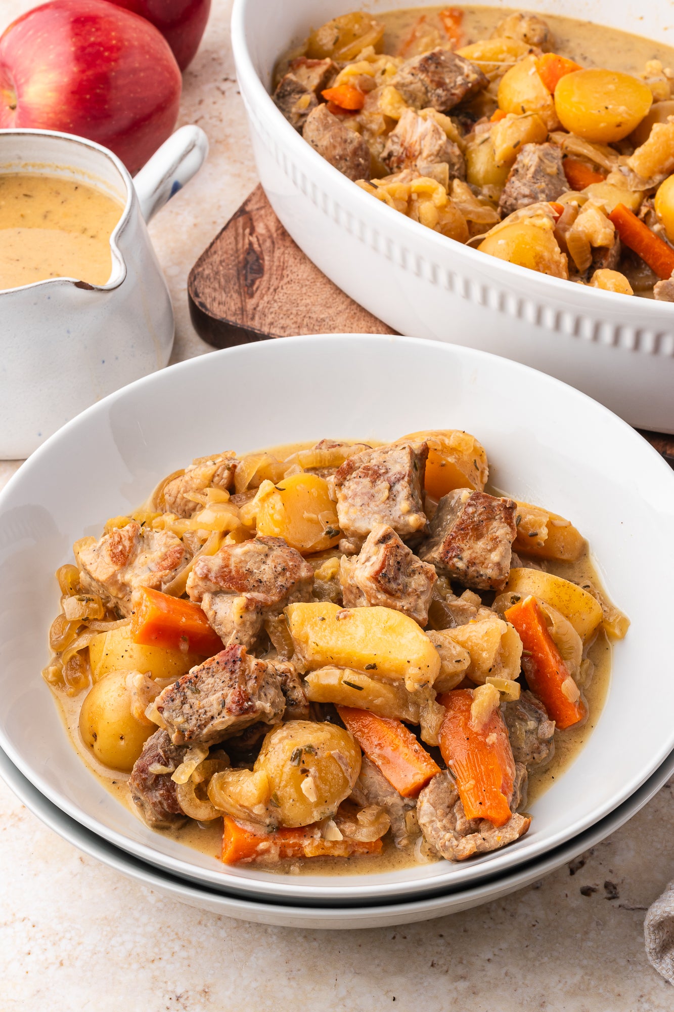 Pork and Apple Casserole (Slow Cooker)