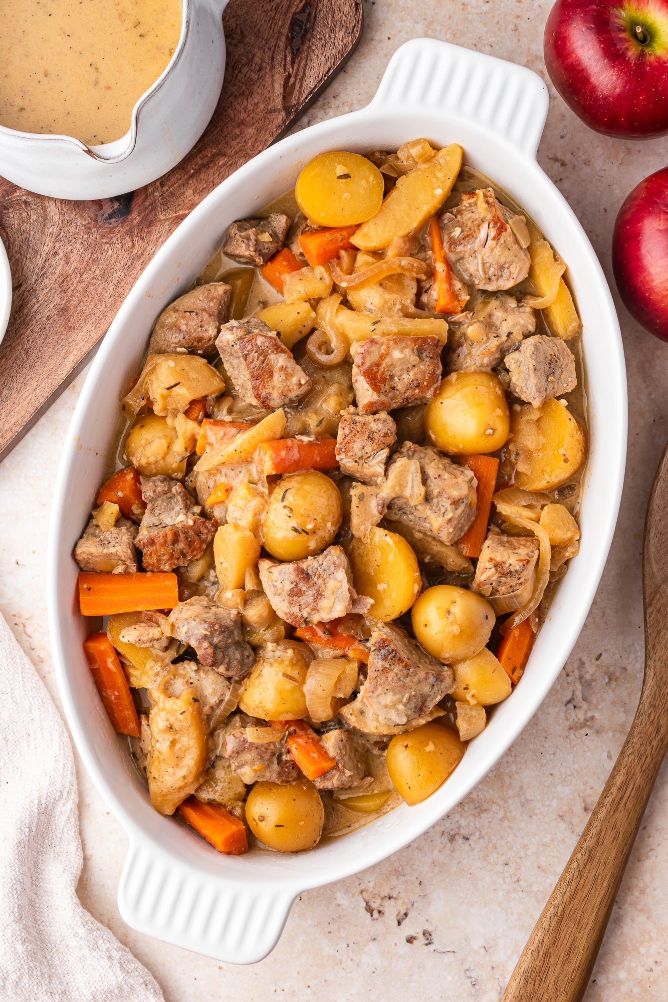Pork and Apple Casserole (Slow Cooker)
