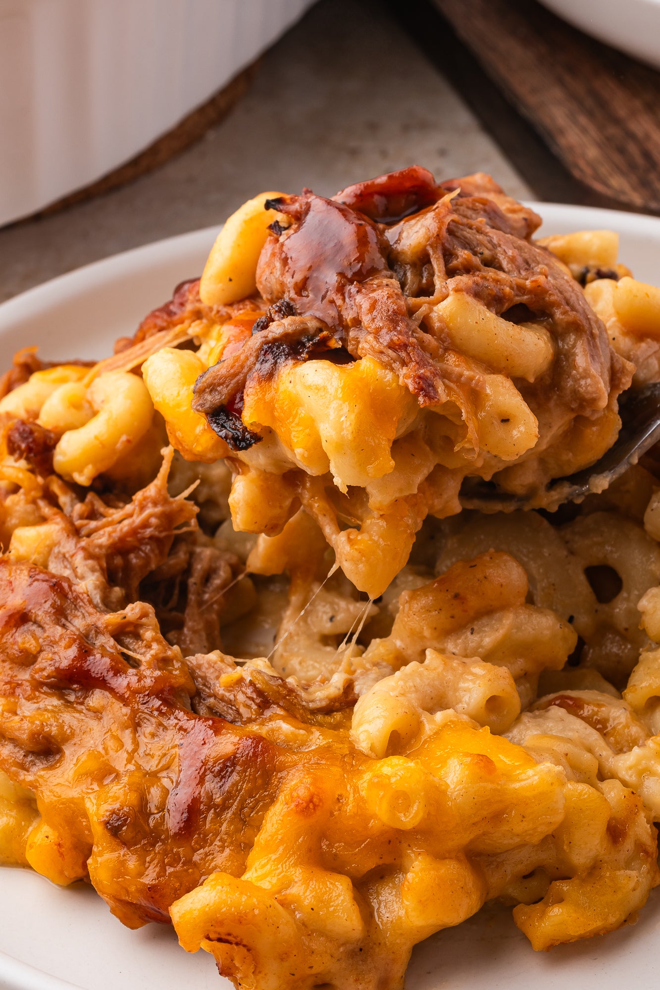 Pulled Pork Mac and Cheese