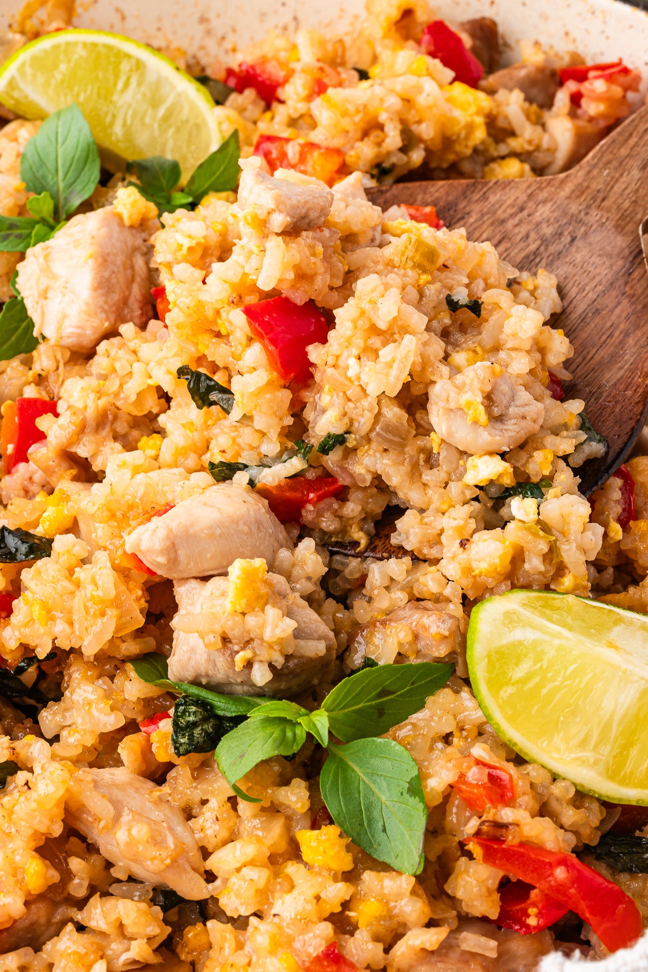 Thai Basil Chicken Fried Rice