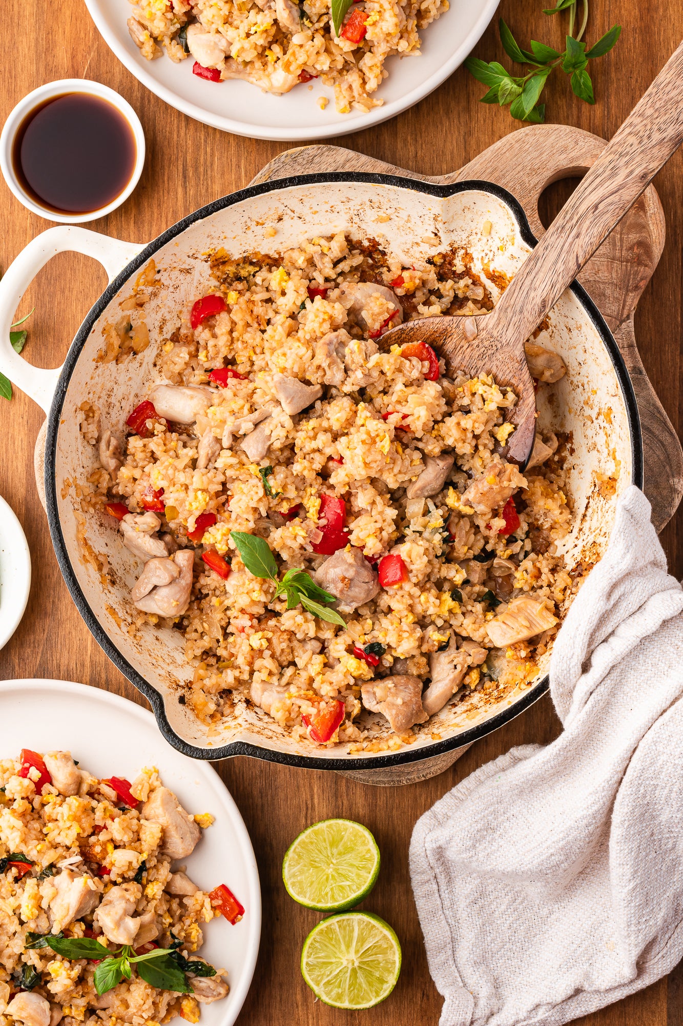 Thai Basil Chicken Fried Rice