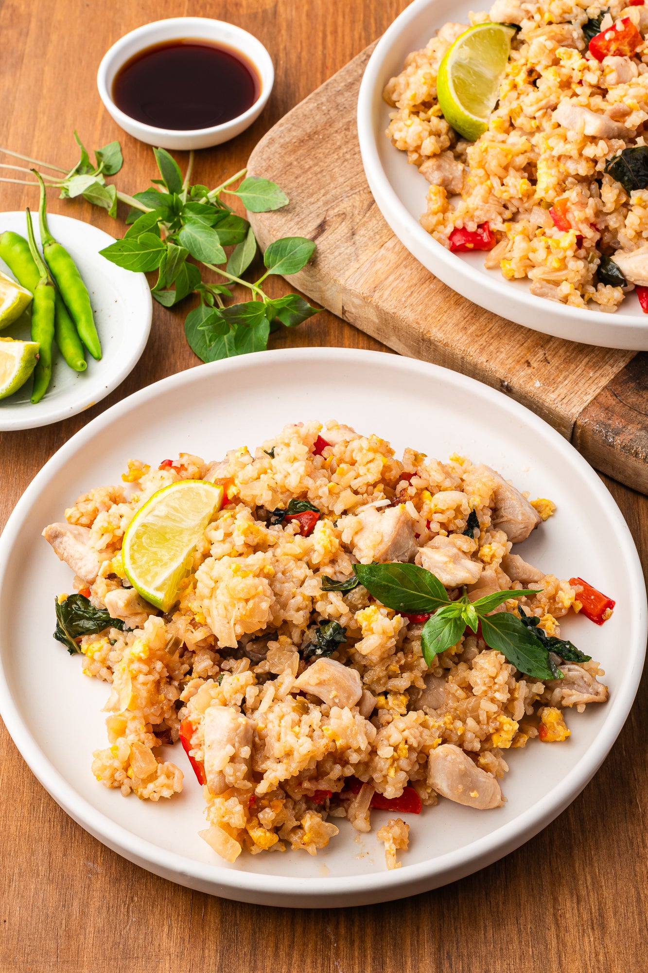 Thai Basil Chicken Fried Rice