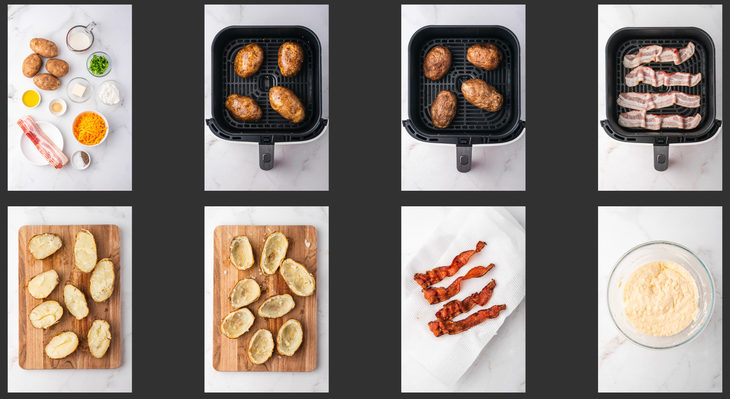 Twice Baked Potatoes Air Fryer