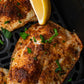 Air Fryer Tilapia with Creamy Lemon Dijon Sauce