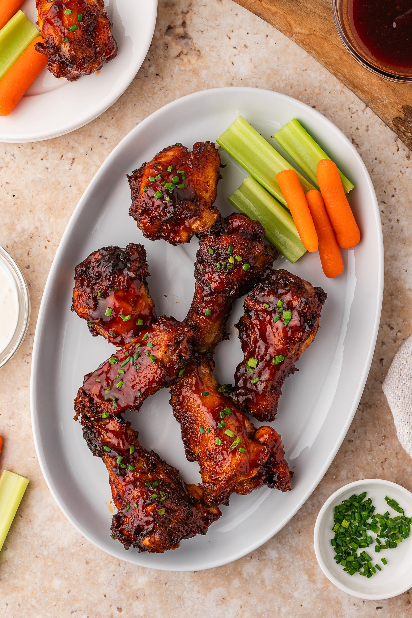 Air Fryer BBQ Chicken Wings