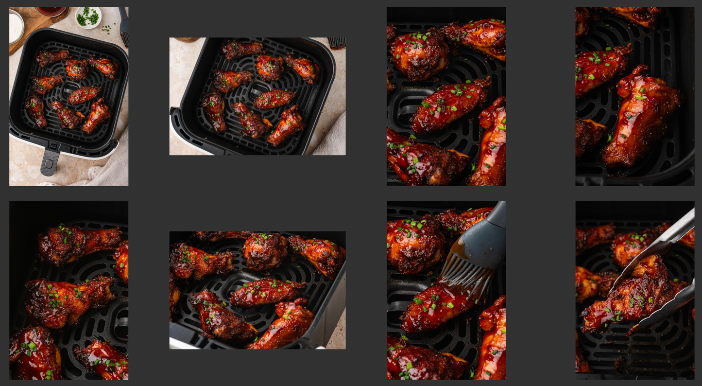 Air Fryer BBQ Chicken Wings
