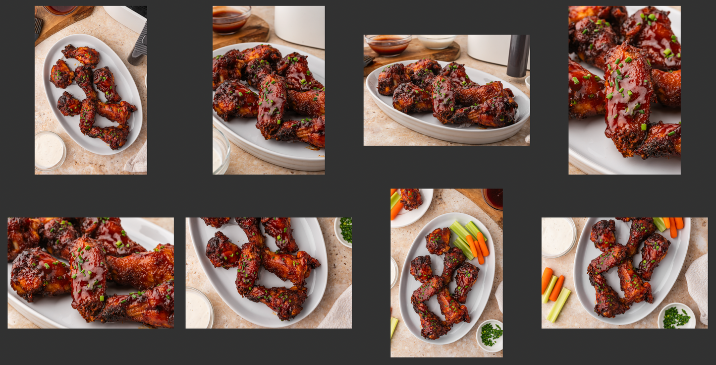 Air Fryer BBQ Chicken Wings
