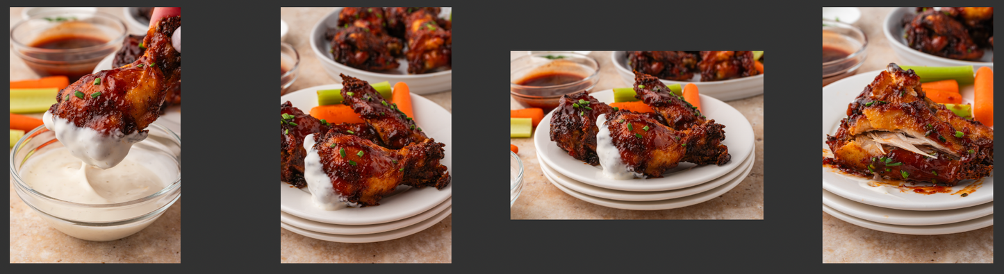 Air Fryer BBQ Chicken Wings