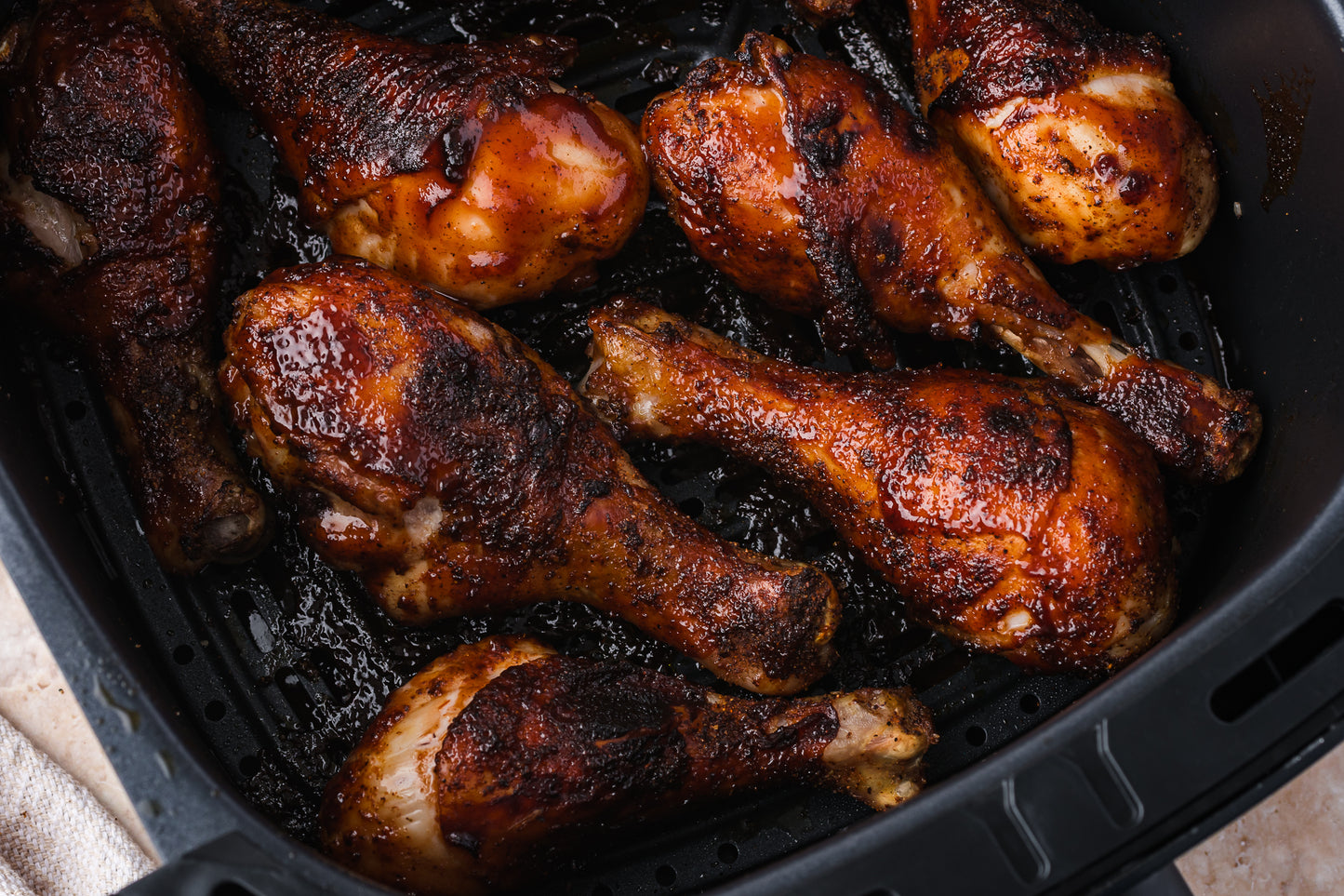 Air Fryer Barbecue Chicken Drumsticks