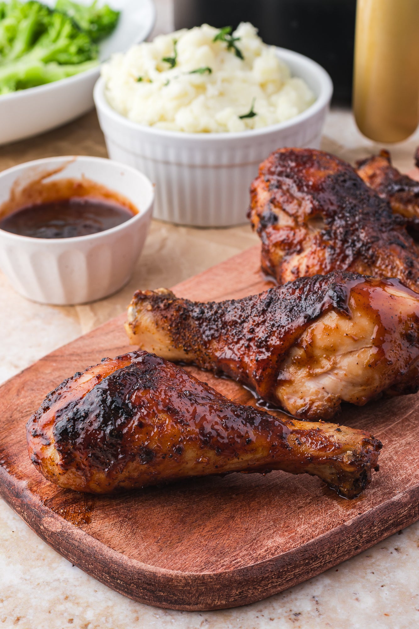 Air Fryer Barbecue Chicken Drumsticks