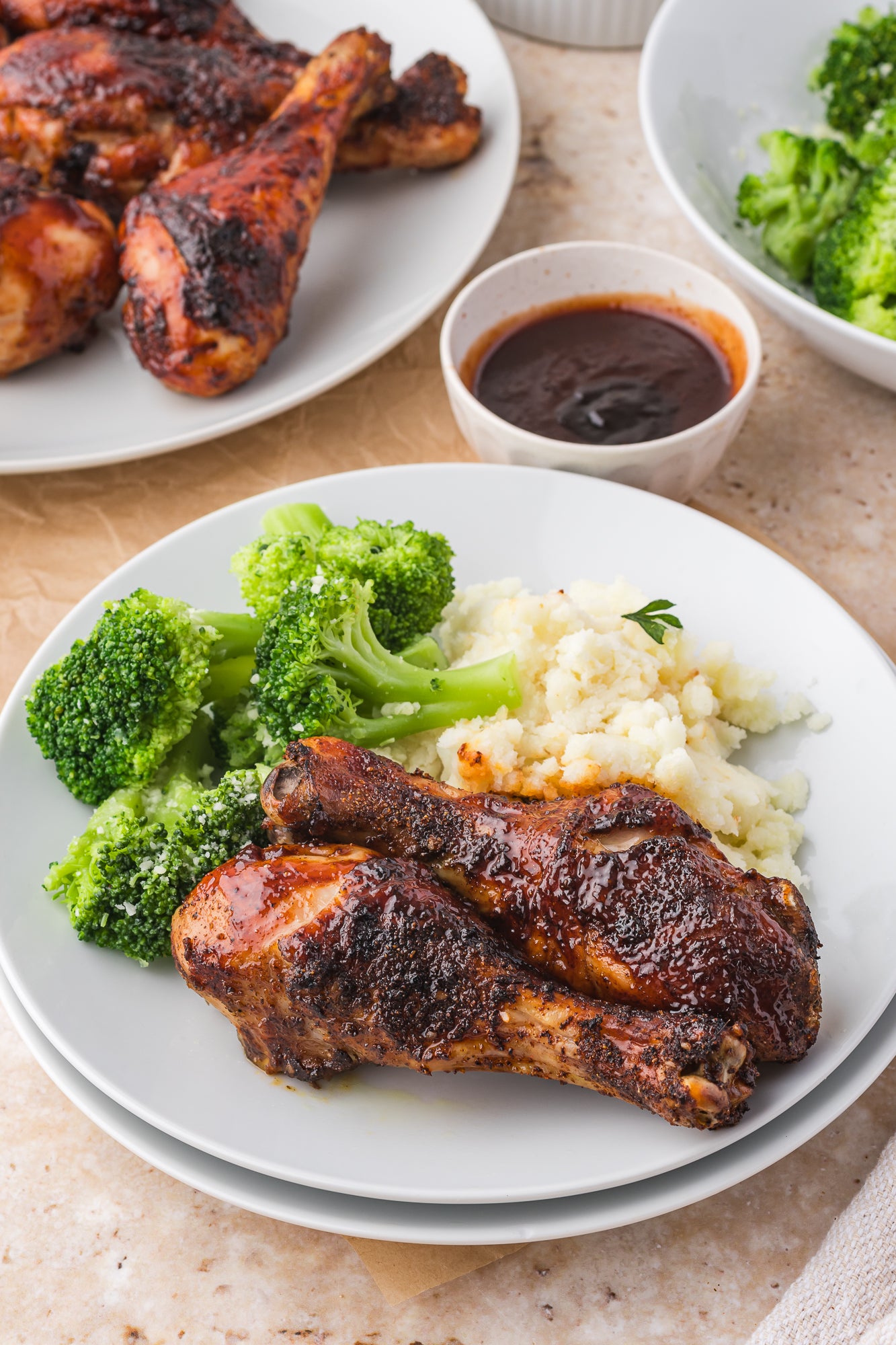 Air Fryer Barbecue Chicken Drumsticks