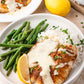 Air Fryer Tilapia with Creamy Lemon Dijon Sauce