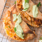 Baked Chicken Tacos with Avocado Lime Crema