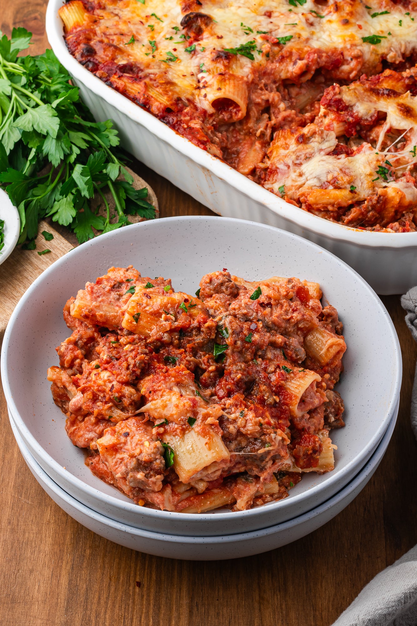 Baked Rigatoni and Sausage