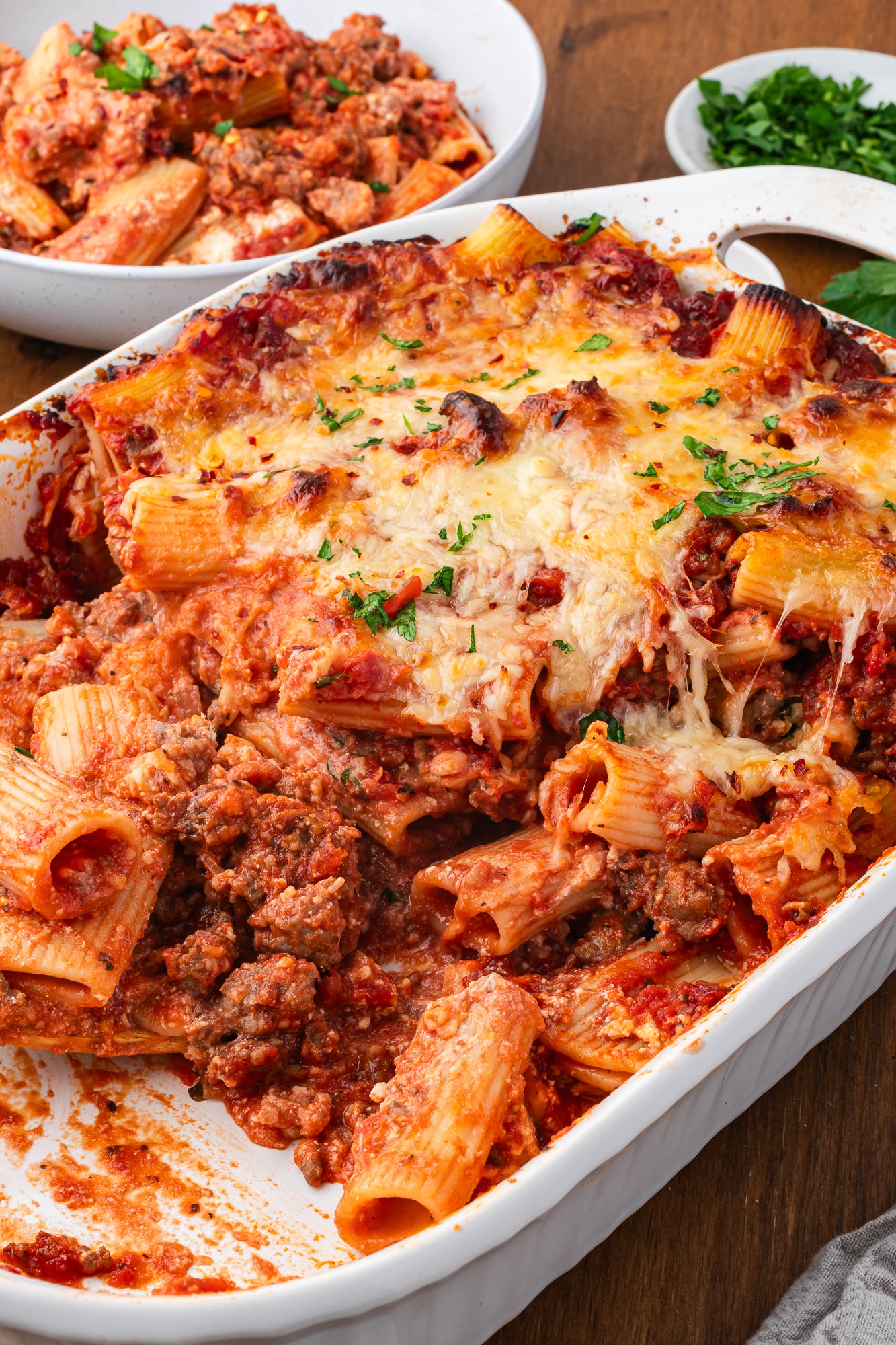 Baked Rigatoni and Sausage