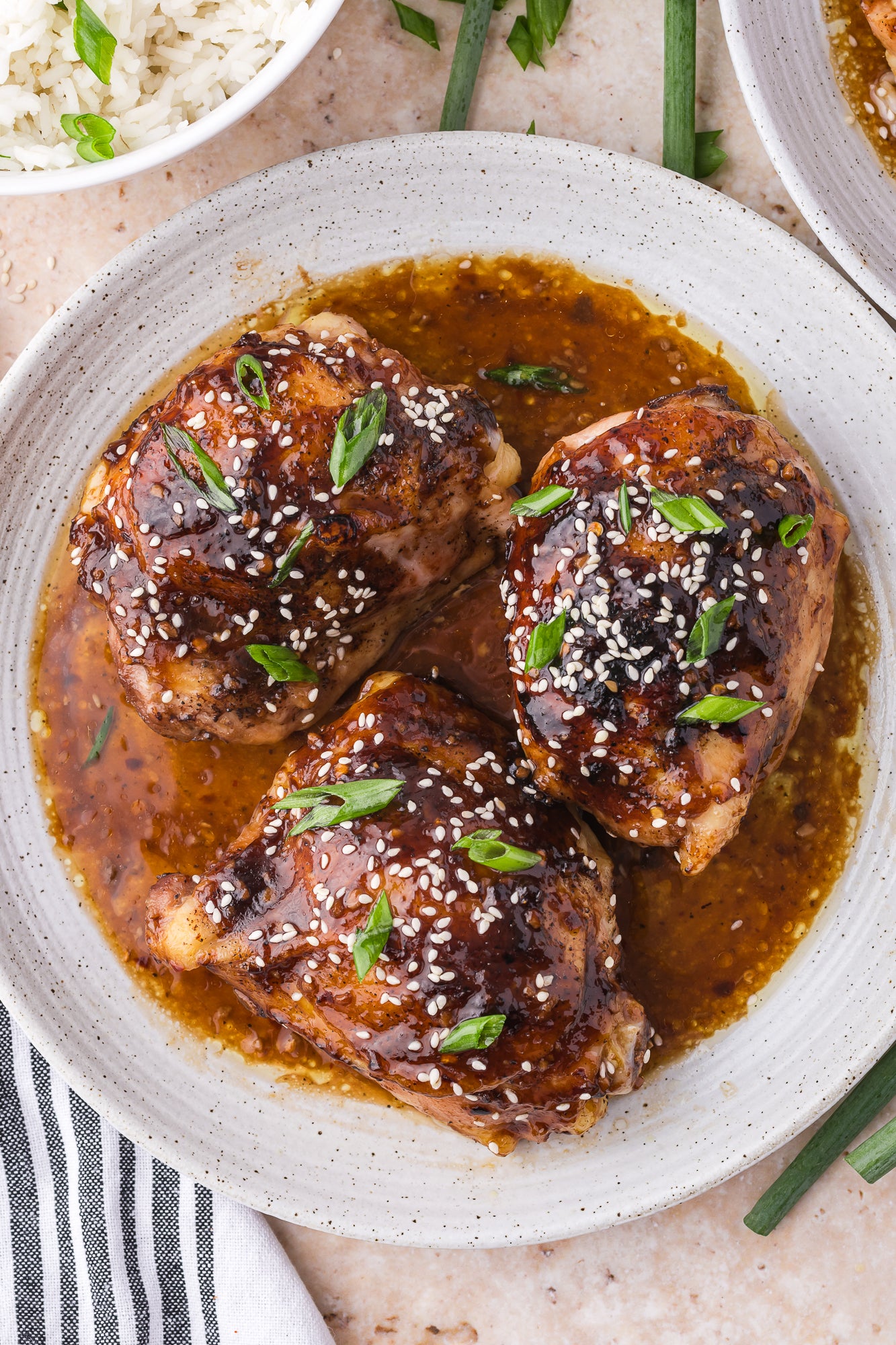 Baked Teriyaki Chicken Thighs