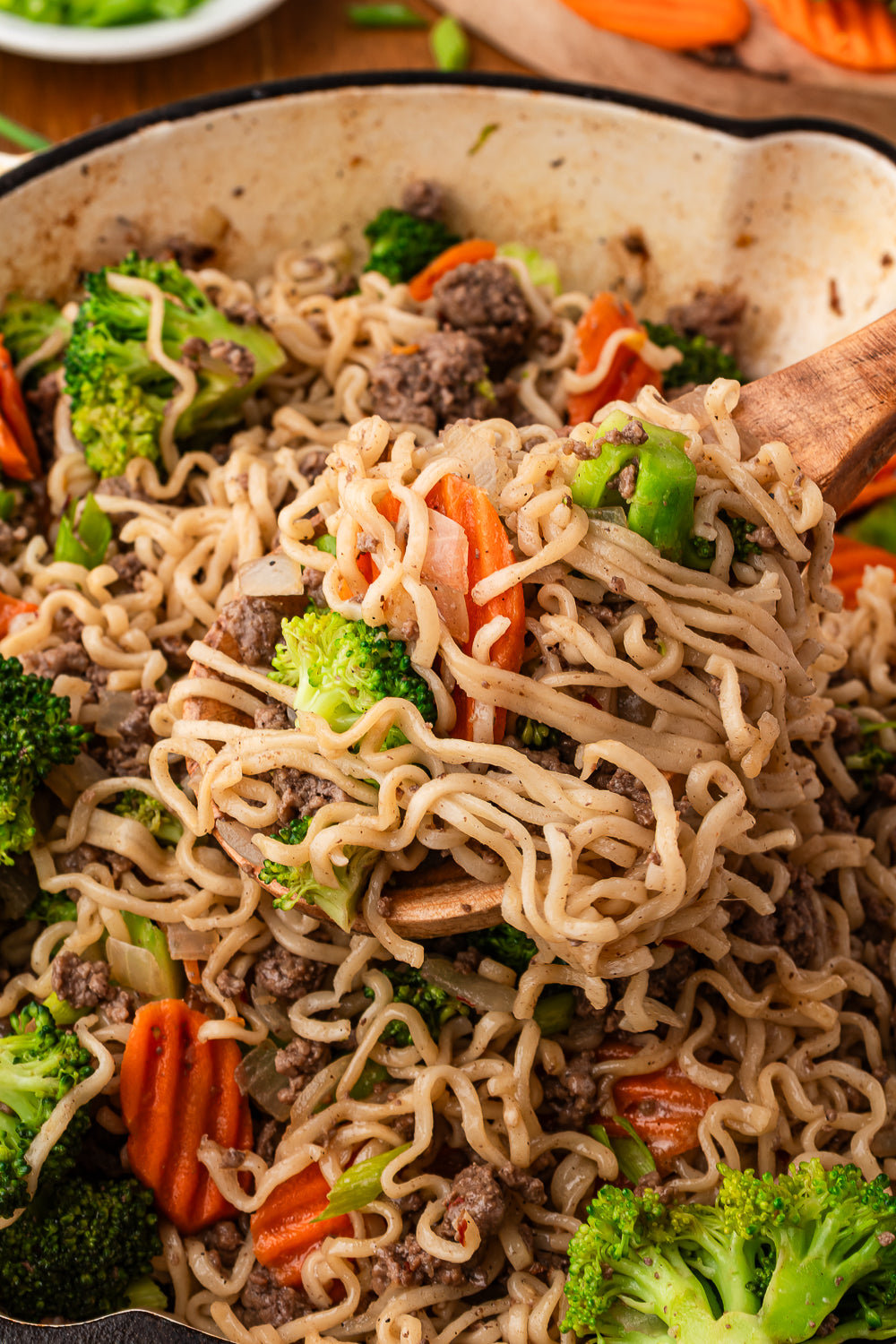 Beef and Ramen Noodles
