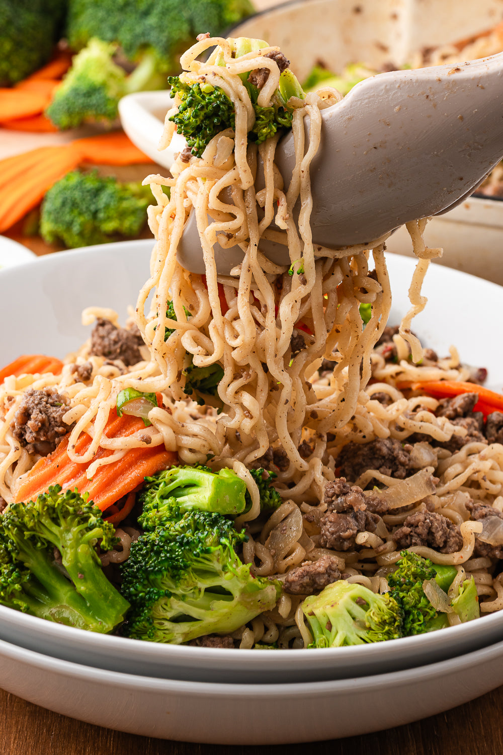 Beef and Ramen Noodles