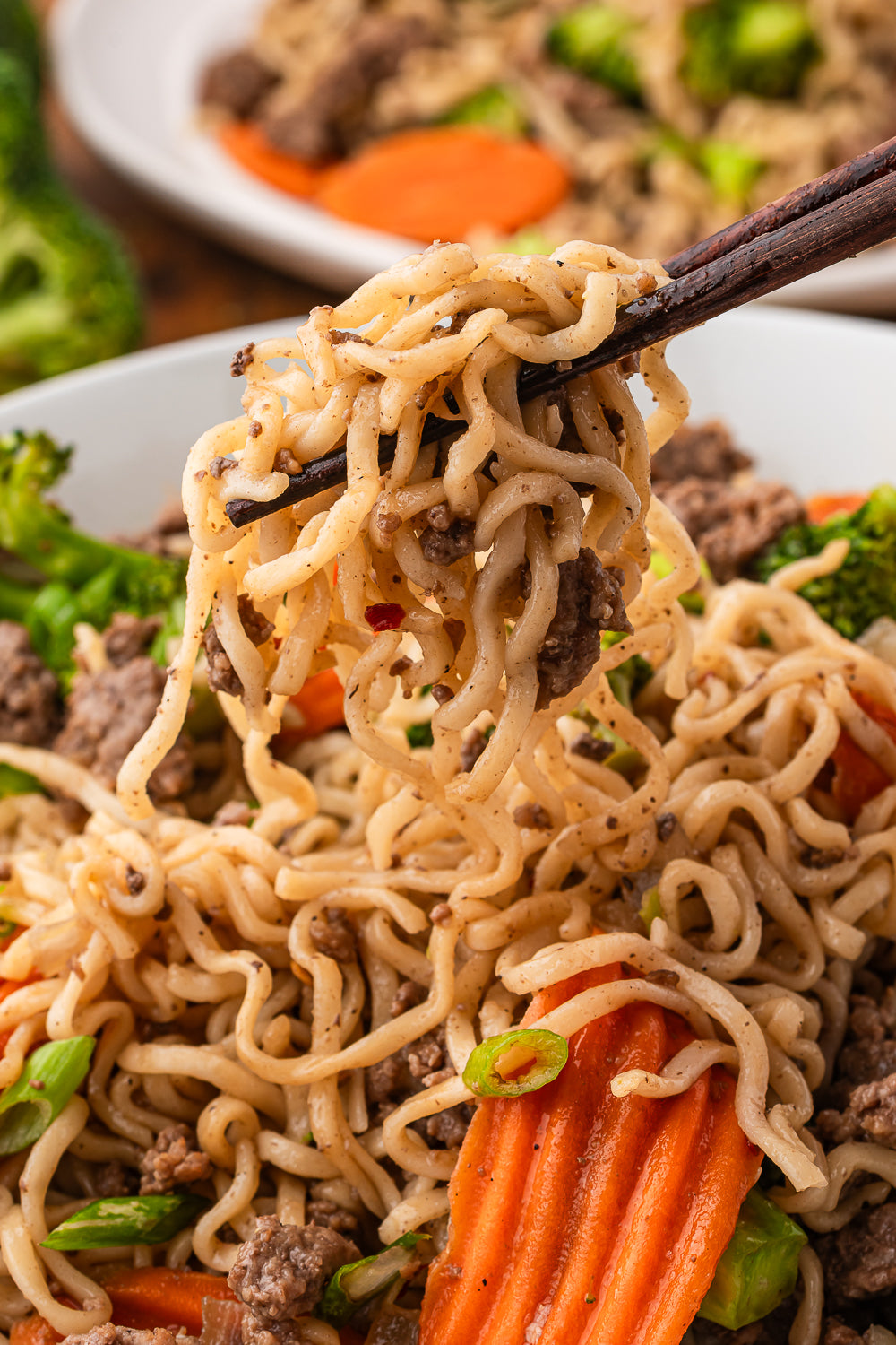 Beef and Ramen Noodles