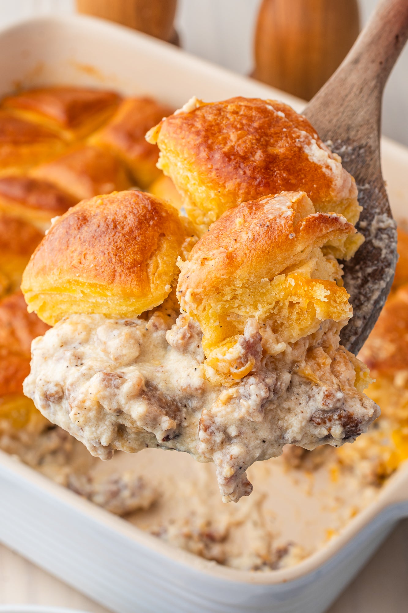 Biscuits Gravy Casserole