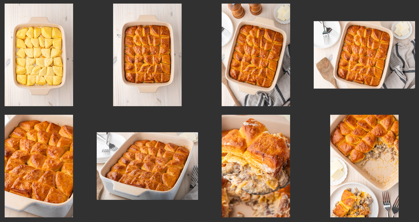 Biscuits Gravy Casserole