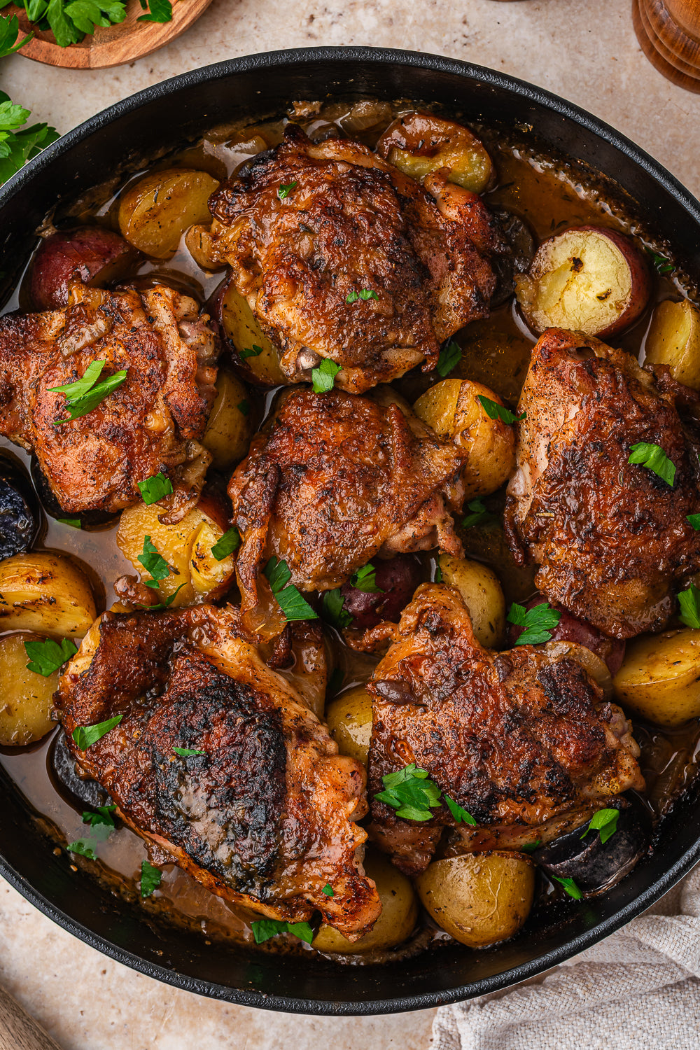 Braised Chicken Thighs