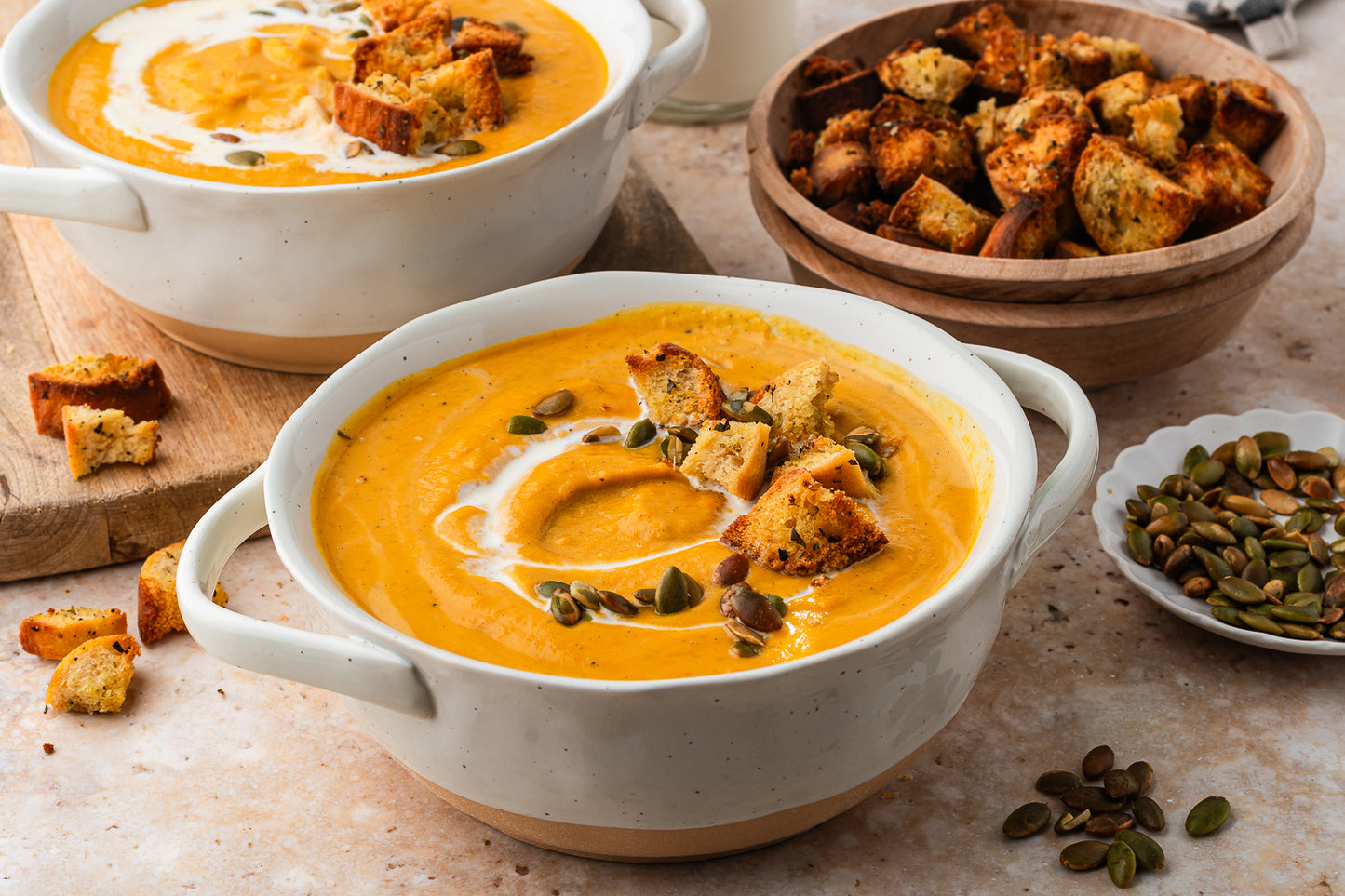 Butternut Pumpkin and Sweet Potato Soup