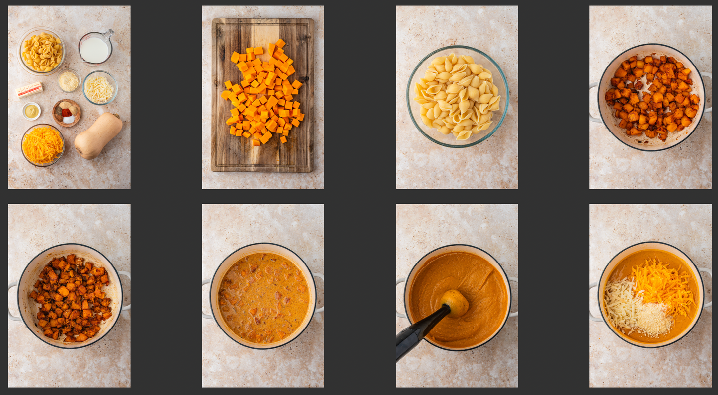 Butternut Squash Mac and Cheese