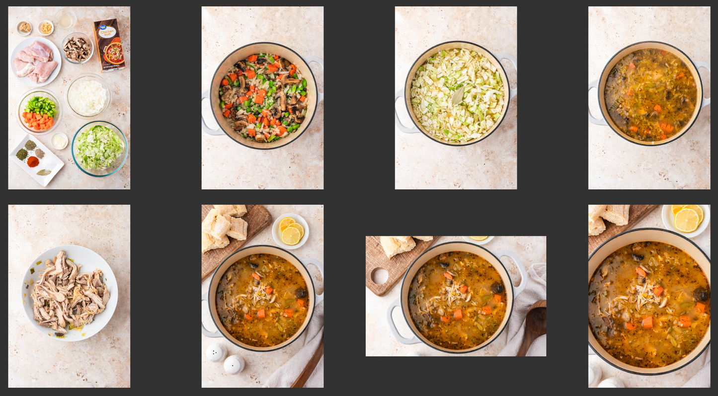 Cabbage and Chicken Soup