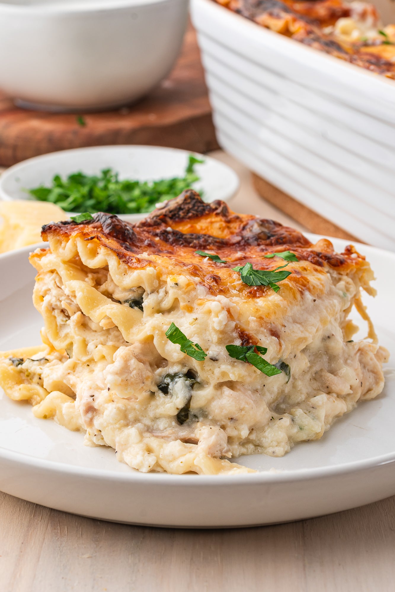 Chicken Alfredo Lasagna