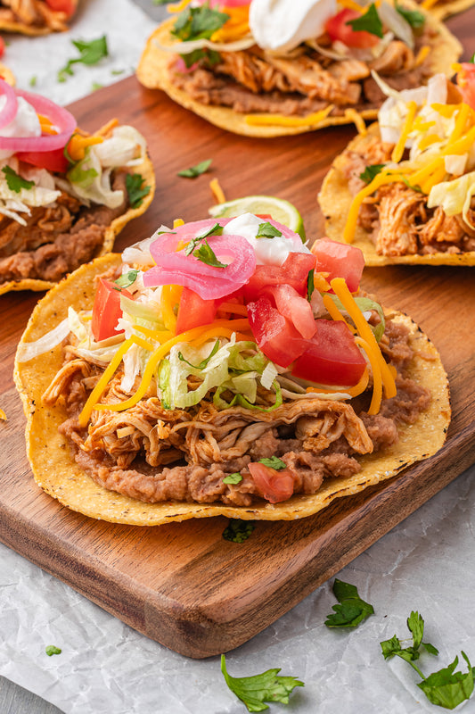 Chicken Tostadas