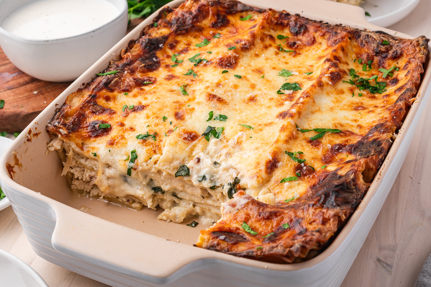 Chicken Alfredo Lasagna