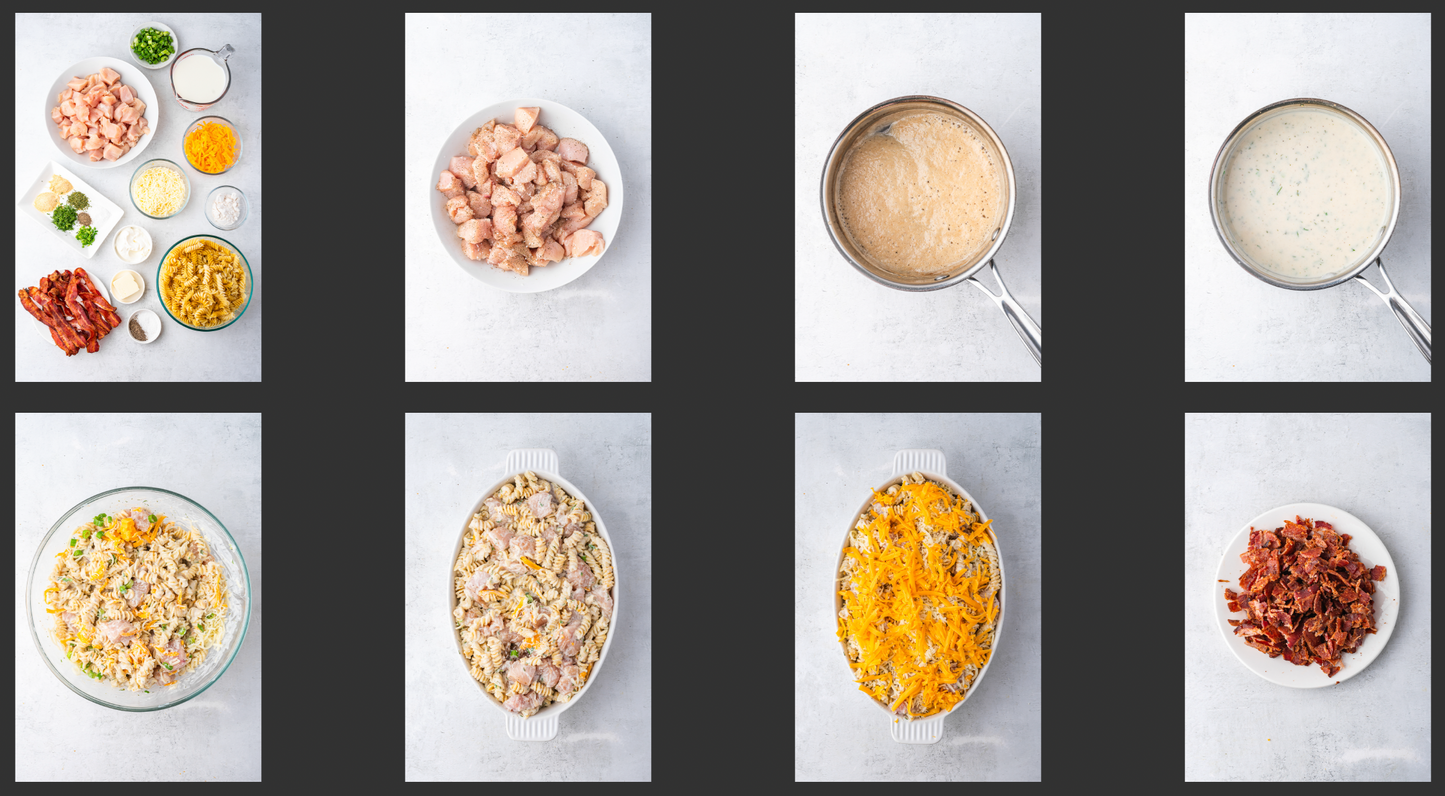 Chicken Bacon Ranch Casserole