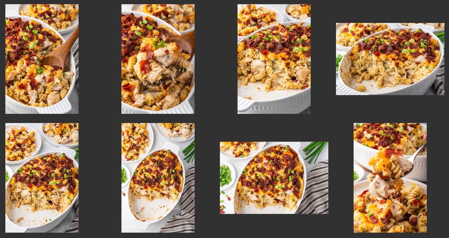 Chicken Bacon Ranch Casserole