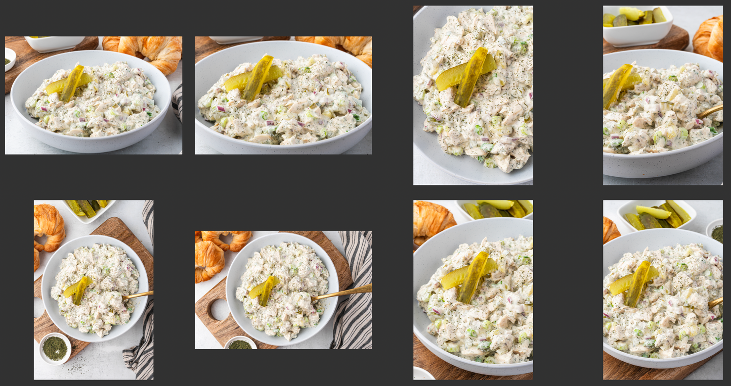 Chicken Salad with Dill Pickles