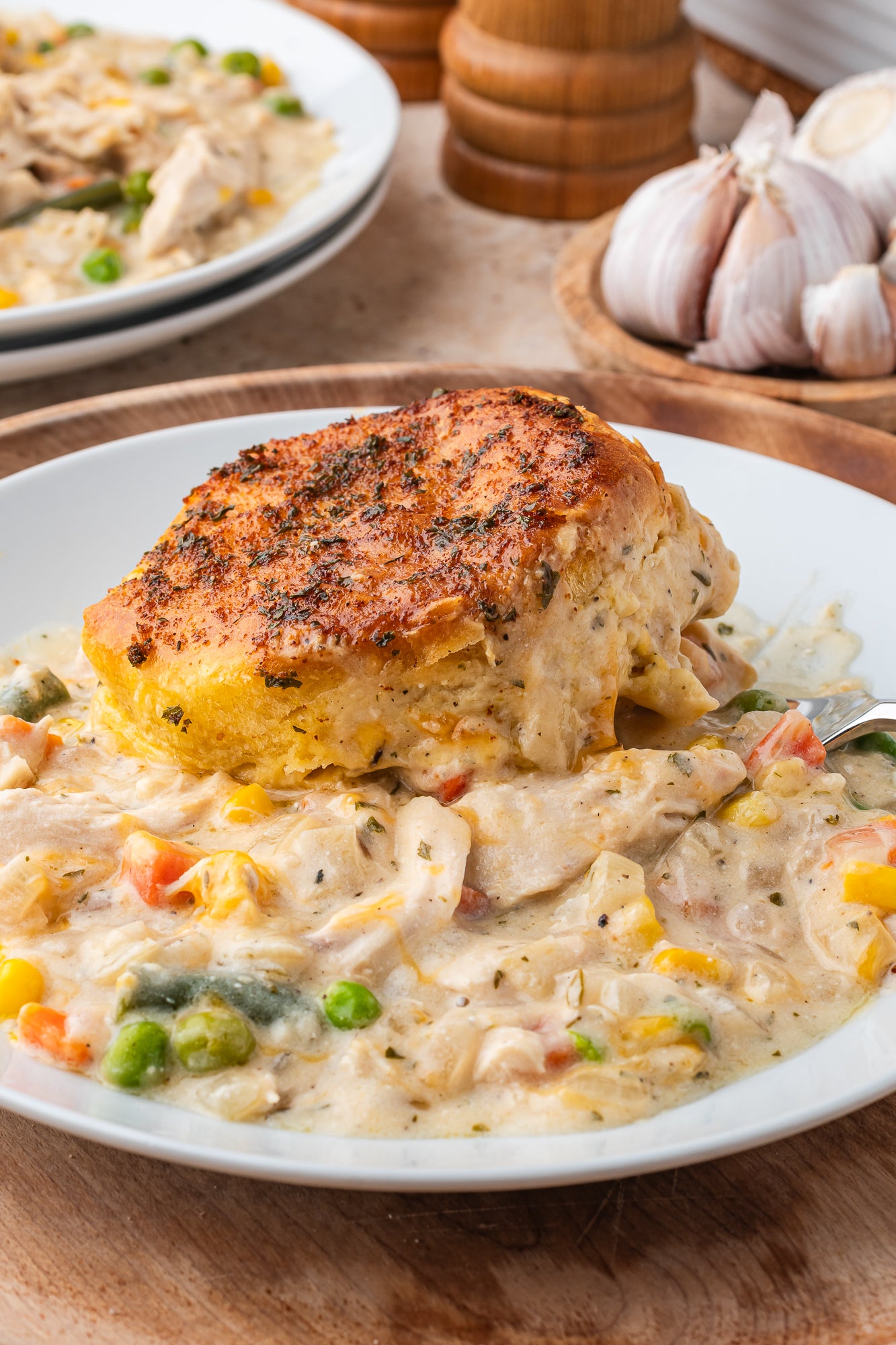 Chicken and Biscuit Casserole