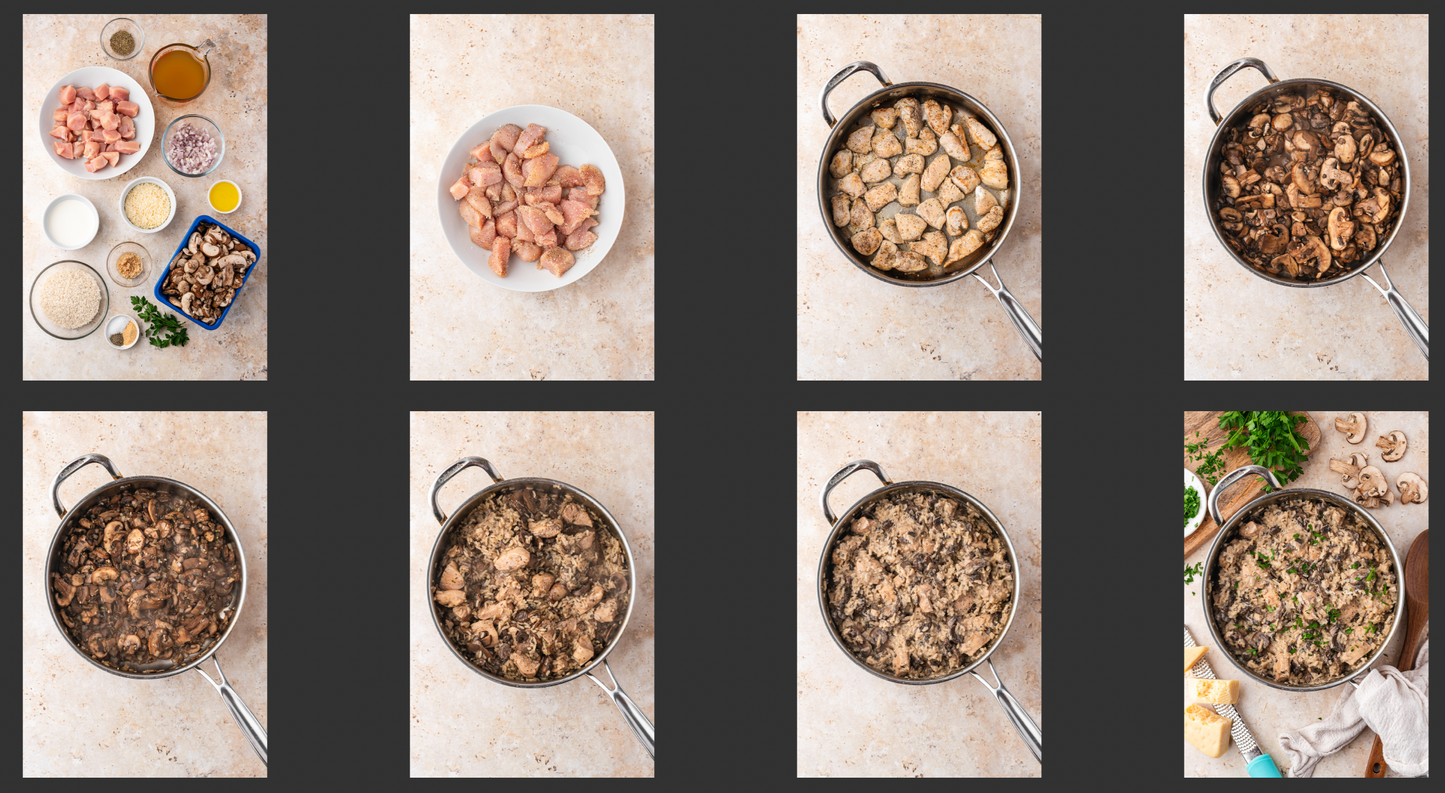 Creamy Mushroom Chicken and Rice