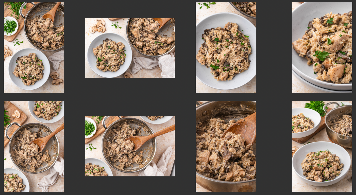 Creamy Mushroom Chicken and Rice