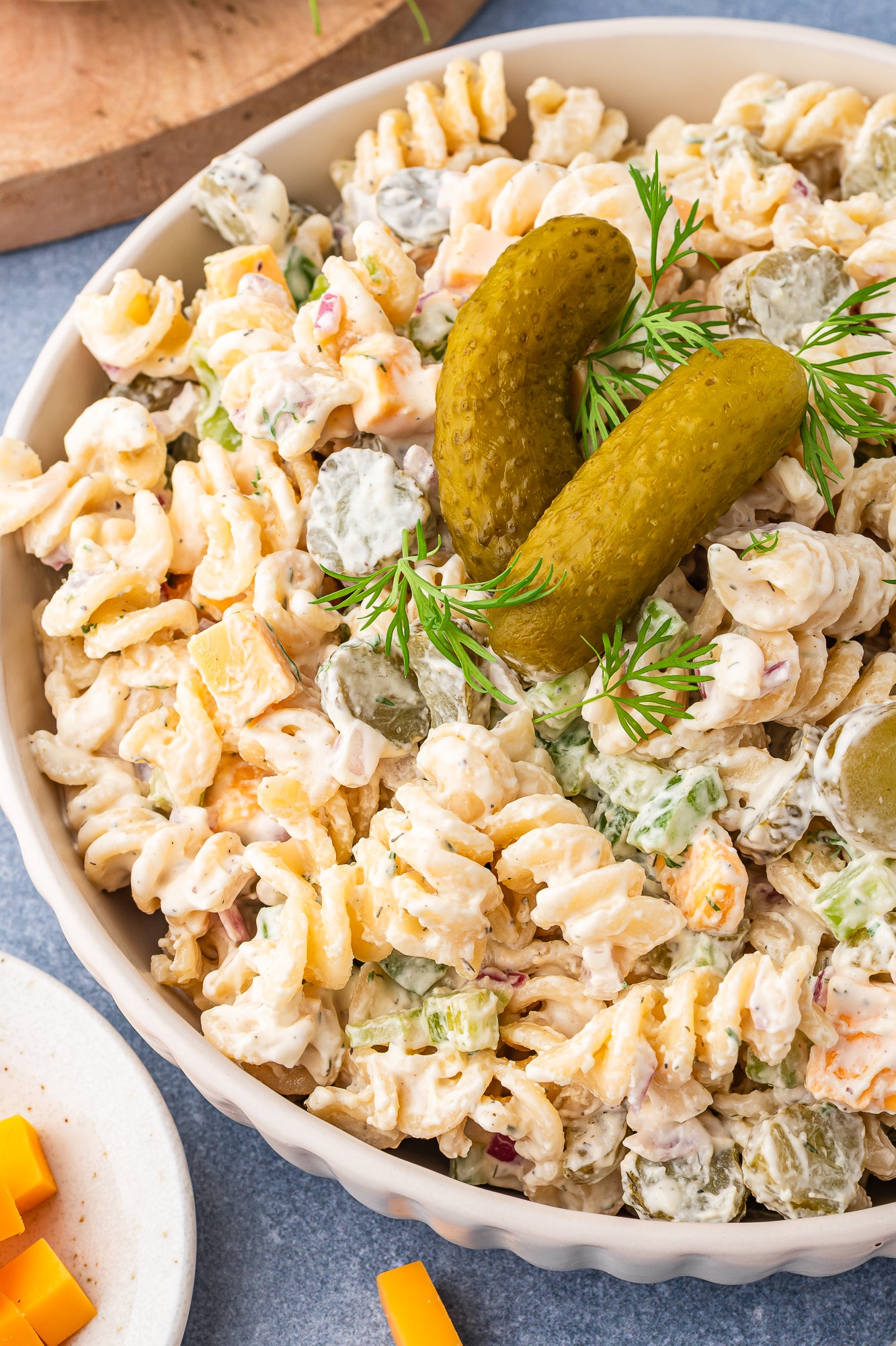 Dill Pickle Pasta Salad
