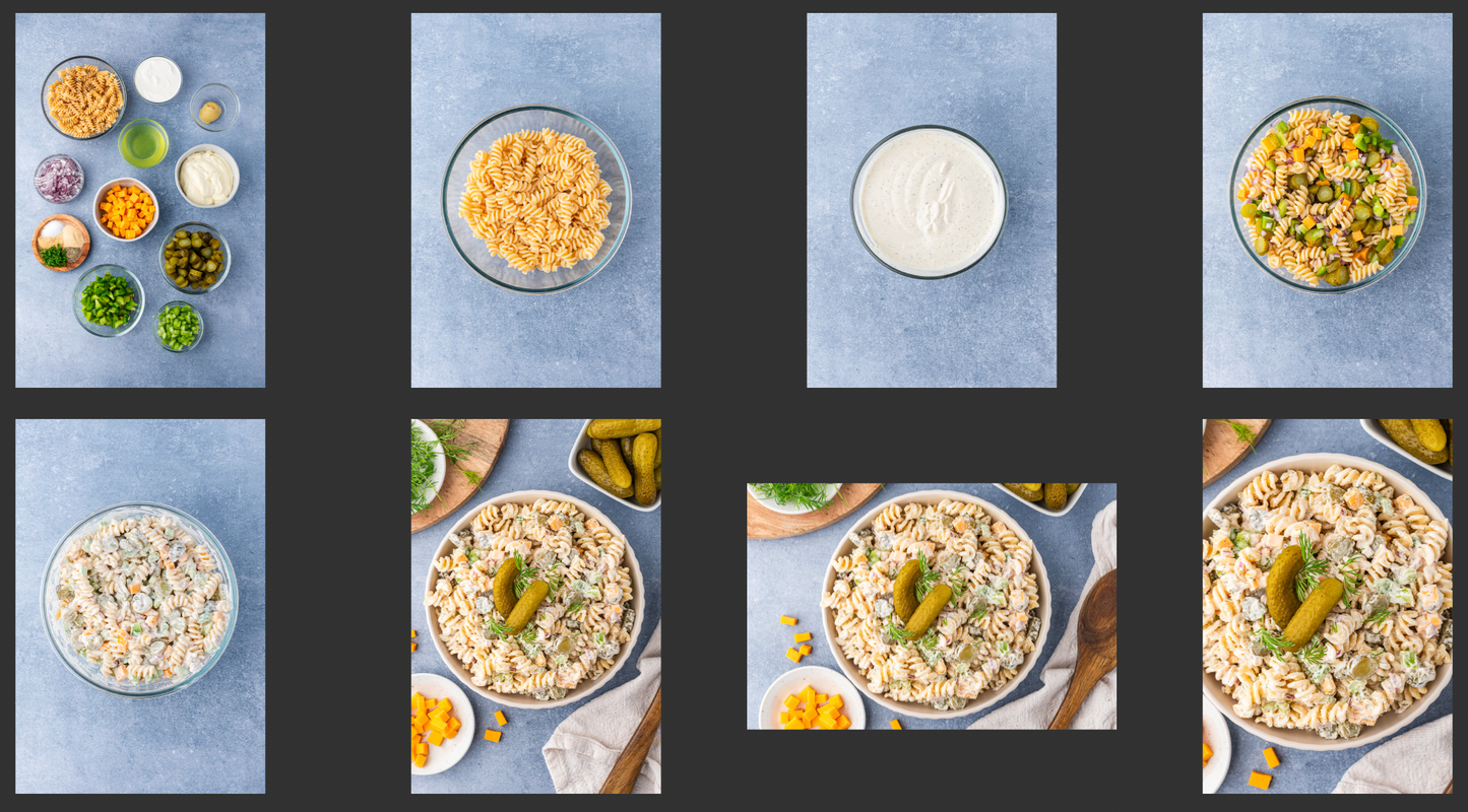 Dill Pickle Pasta Salad