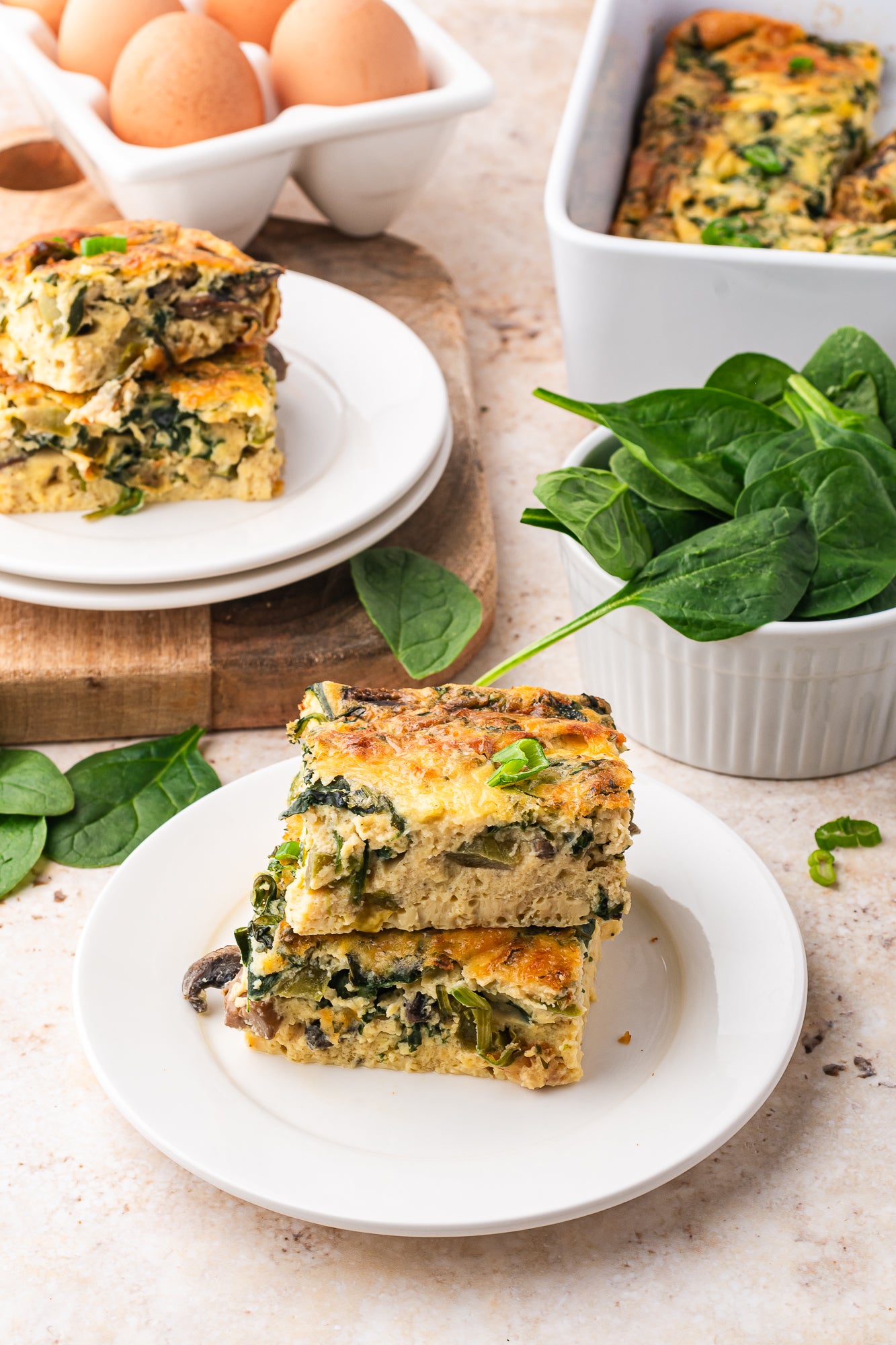 Egg and Cottage Cheese Bake