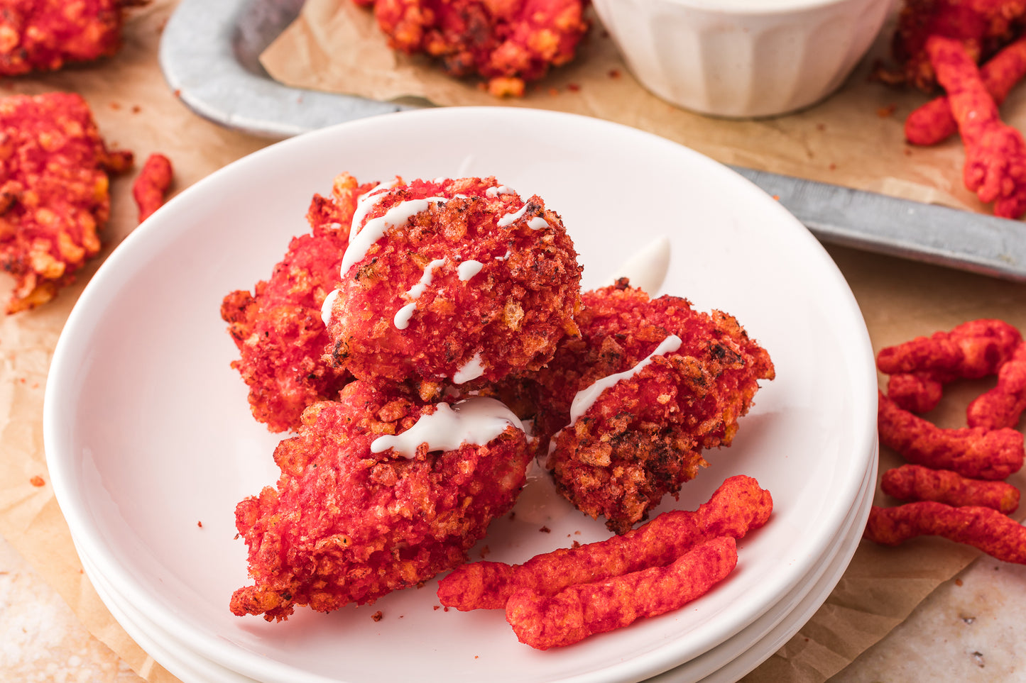 Flamin' Hot Cheetos Nuggets (Air Fryer)