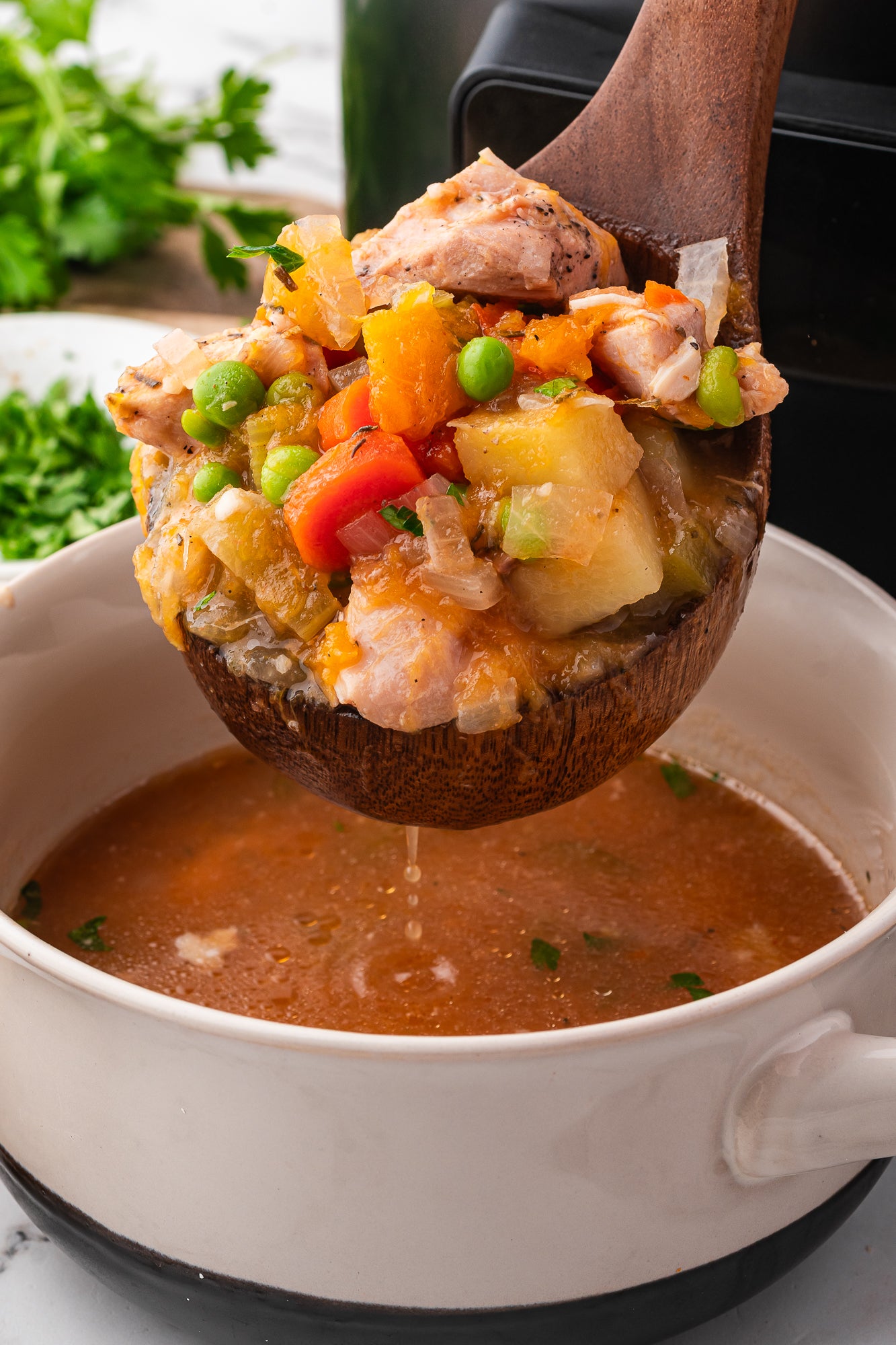 Hearty Chicken Stew (Slow Cooker)